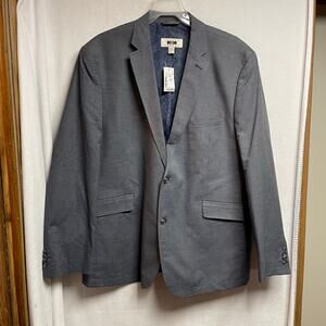 Joseph‎ Abboud Heritage mens dress jacket Blazer New blue paisley lined sz 3XL